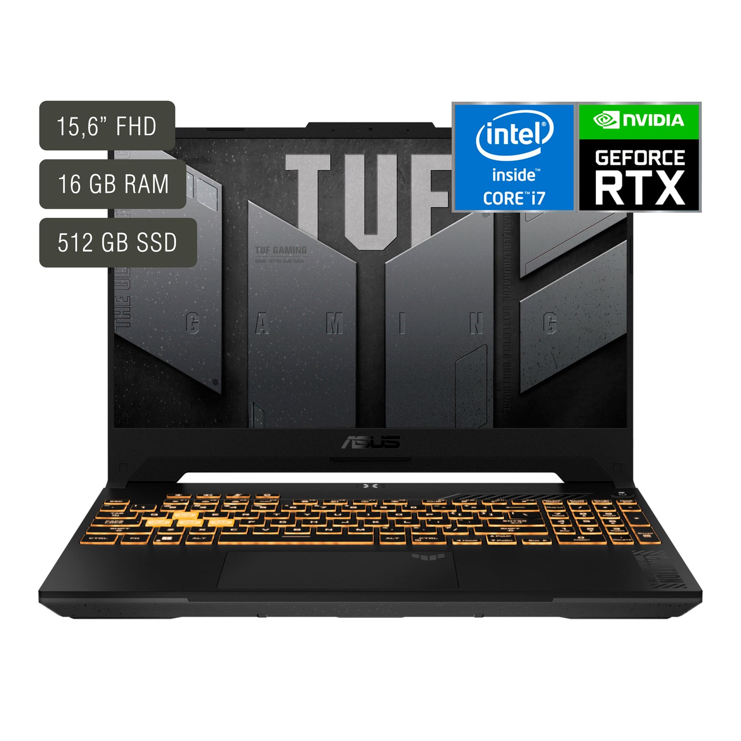 Asus Gaming Tuf 15,6'' Core I7 16gb 512gb Win11 Rtx4050