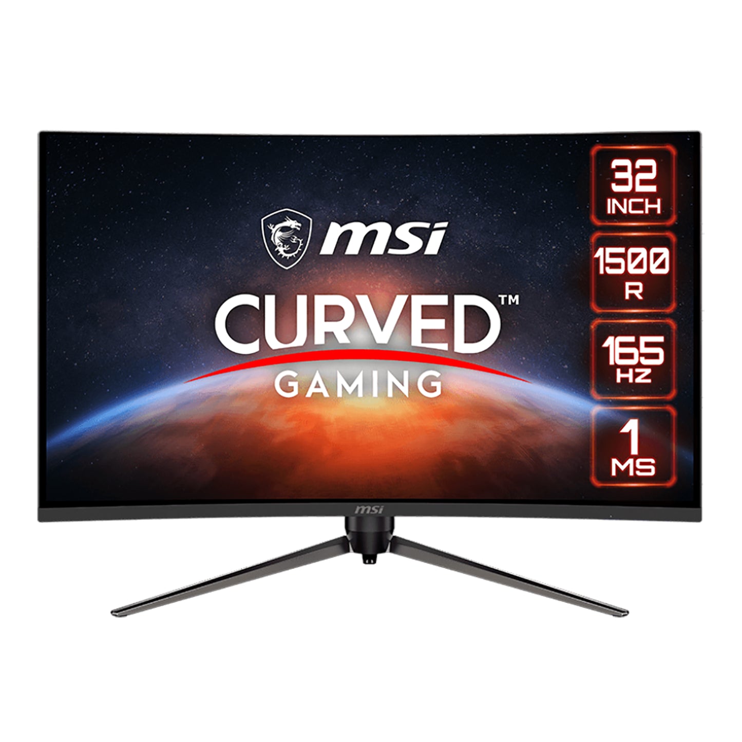 Monitor Gaming Curvo Optix Ag231cr Msi 31,5'' 1080p 165hz